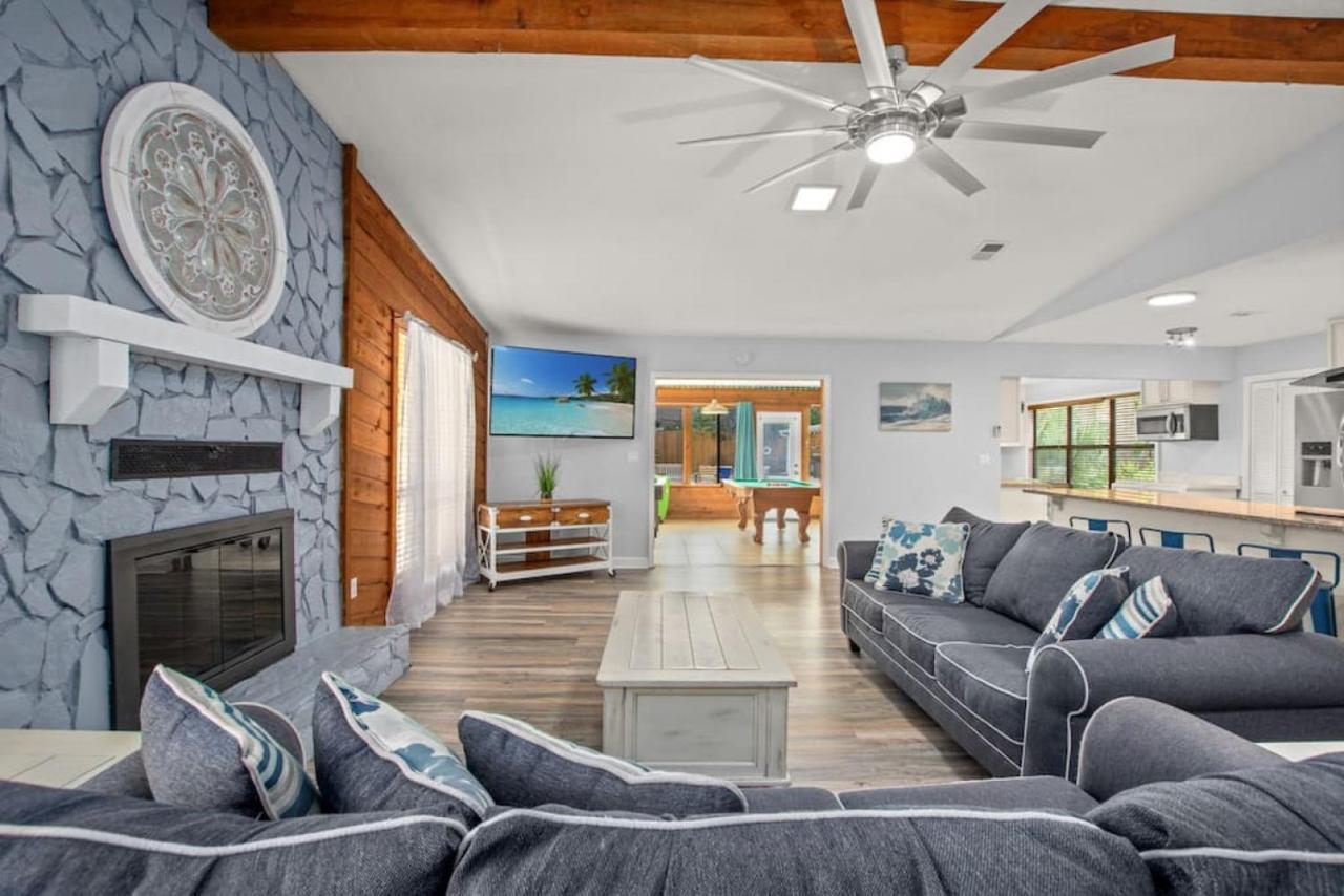 The Flip Flop Stop - Private Heated Pool, Pool House, Backyard Oasis And Game Room 巴拿马城 外观 照片